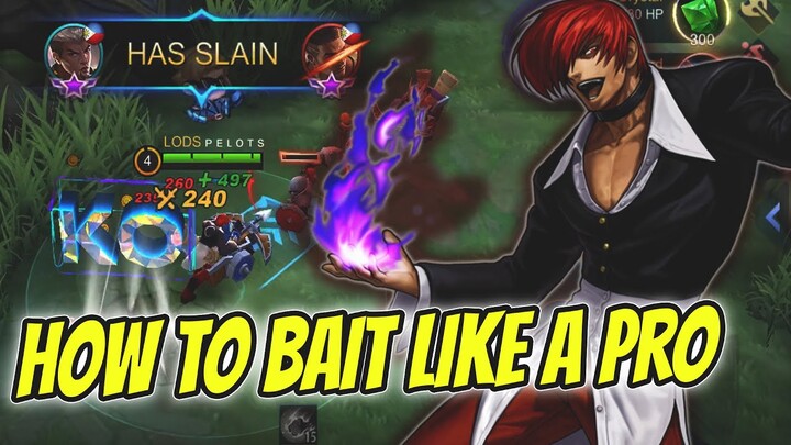 HOW TO BAIT LIKE A PRO | MOBILE LEGENDS BEGINNER GUIDE | CHOU TUTORIAL 2021