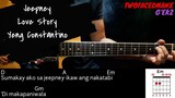 Jeepney Love Story - Yeng Constantino (Guitar Cover With Lyrics & Chords)
