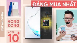 Đánh giá Samsung Galaxy Note 10+ Hong Kong SM-N9750 : 2 sim, Snapdragon