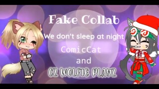 We Don't Sleep At Night ||Fake Collab with Comic Cat||