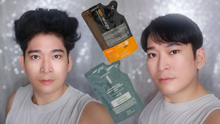 Mengatasi Rambut Singa | Smoothing rambut di rumah dengan MATRIX Opti Straight | Richard Theo Review