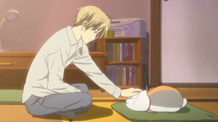 Fortunately, Natsume was adopted by the Fujiwara couple and met Mr. Cat.