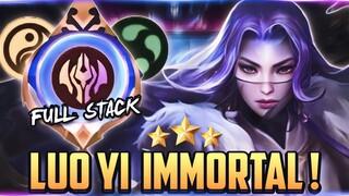 LUO YI IMMORTAL FULL STACK BERULAH ❗️ COMBO OP MAGIC CHESS MOBILE LEGENDS TERBARU