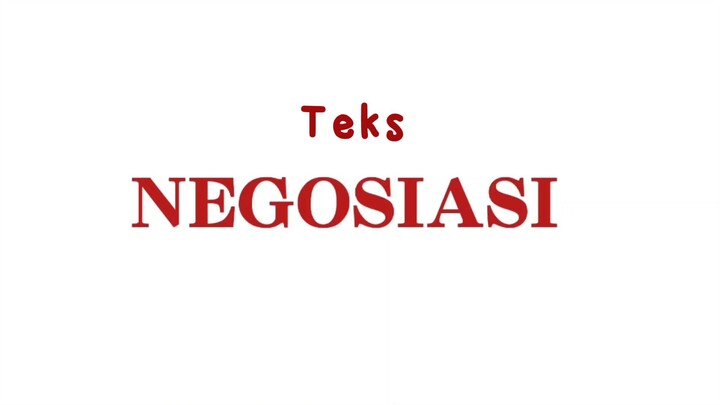 Film Pendek Teks Negosiasi