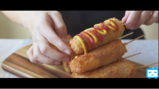 Hot Dog Phô Mai Hàn Quốc _ Hot Ẩm Thực Đường Phố Hàn Quốc - Công thức