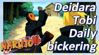 Deidara Tobi Daily bickering