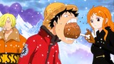 The last method of 6 people feeding Luffy was extremely explosive