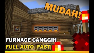 CARA MEMBUAT FURNACE OTOMATIS   Minecraft Tutorial