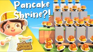 PANCAKE Day in ACNH!?..I built a Pancake Tower