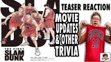 THE FIRST SLAM DUNK ANIME MOVIE 2022 TEASER REACTION UPDATE INFORMATION UPCOMING FILM INOUE TAKEHIKO