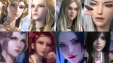 There are nine queens in Chinese comics, one flower, one snake, one devil, angels, humans, and NPCs!