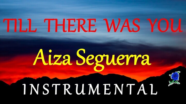 TILL THERE WAS YOU -  AIZA SEGUERRA instrumental (lyrics)