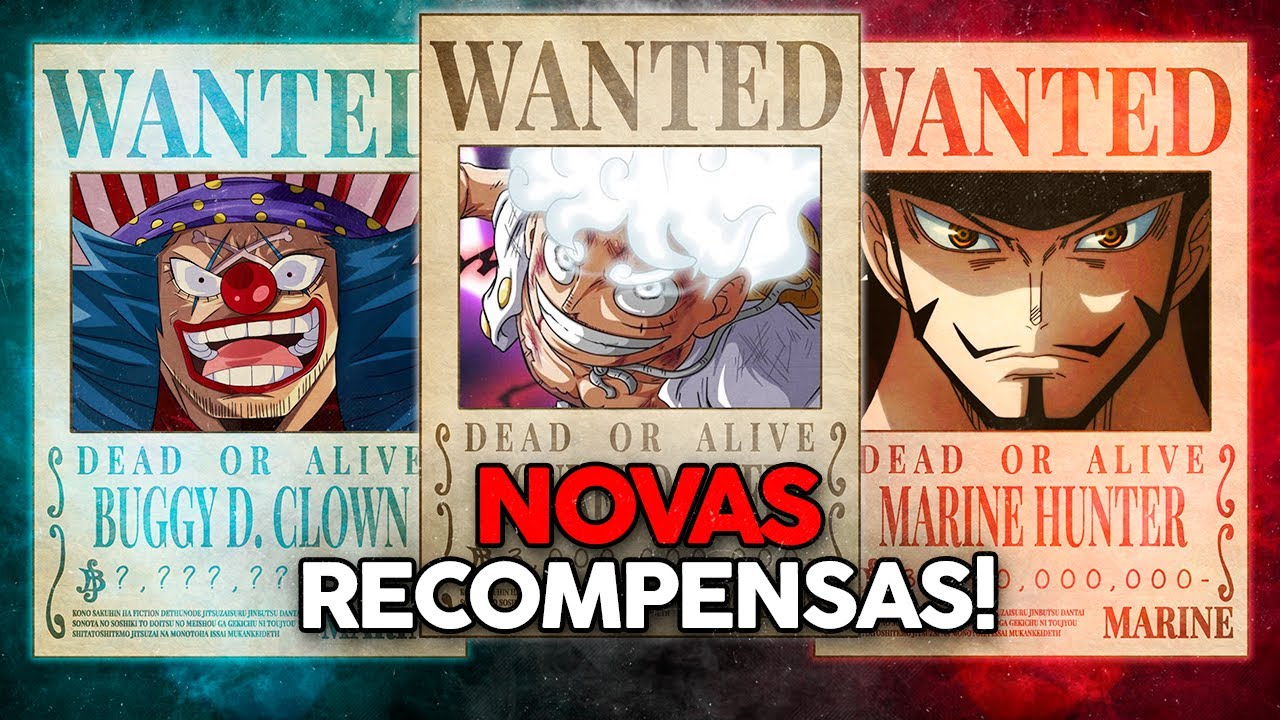 REVELADO! 😱 RECOMPENSAS DE ONE PIECE ATUALIZADAS PÓS-WANO! - BiliBili