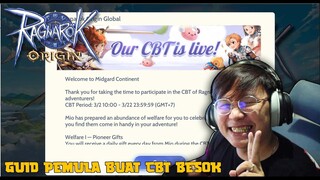 GUIDE PEMULA WAJIB TAU ! RAGNAROK ORIGIN ! BUAT CBT BESOK !!