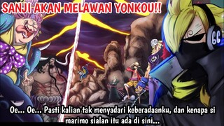 PREDIKSI ONE PIECE 1001 - SANJI VS YONKOU? Sanji Berhasil Menyusul Luffy Dan Zoro!!