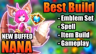 NANA BEST BUILD 2022 | TOP 1 GLOBAL NANA BUILD | NANA - MOBILE LEGENDS | MLBB