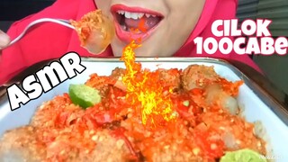 ASMR CILOK BANDUNG CABE 100