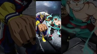 Deku vs all might