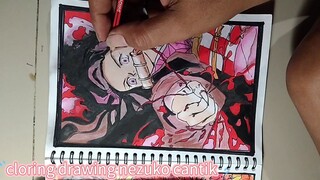 Drawing demonslayer figure Nezuko🔥🔥🔥🔥