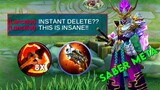 NEW SABER INSTANT DELETE BUILD!! MUST TRY