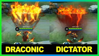 VALIR NEW SKIN vs DICTATOR SKIN 🟢 MLBB