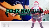 Feliz Navidad - Jose Feliciano - Fingerstyle Guitar (Tabs) Chords + Lyrics