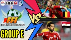 FIFA 14: FFI World Cup 2023 | Belgium VS Egypt (Group E)