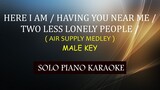 HERE I AM / HAVING YOU NEAR ME /TWO LESS LONELY PEOPLE ( MALE KEY ) ( AIR SUPPLY MEDLEY )