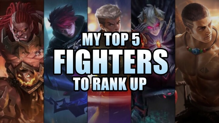 MY TOP FIGHTERS FOR RANKING