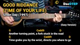 Good Riddance (Time Of Your Life) - Green Day (1997) Easy Guitar Chords Tutorial with Lyrics