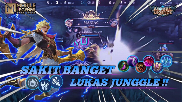 INI HERO BUAT JADI EXP SAMA JUNGGLE JUGA OP !! || GAMEPLAY LUKAS - MLBB