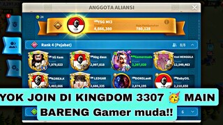 YOK JOIN KINGDOM 3307 MAIN BARENG KOMUNITAS ROK INDONESIA DAN GAMER MUDA!!