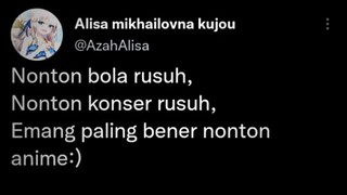 emang paling bener nonton anime