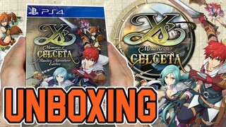 Ys: Memories of Celceta - Timeless Adventurer (PS4) Unboxing