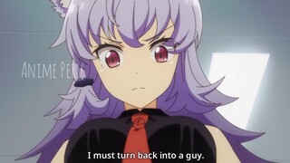 When a Wolf Man Turns into a Cute Wolf Girl - Kaijin Kaihatsu-bu no Kuroitsu-san Episode 2