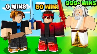 NOOB vs PRO vs GOD 1v1v1! *WHO WILL WIN?!* Roblox Bedwars