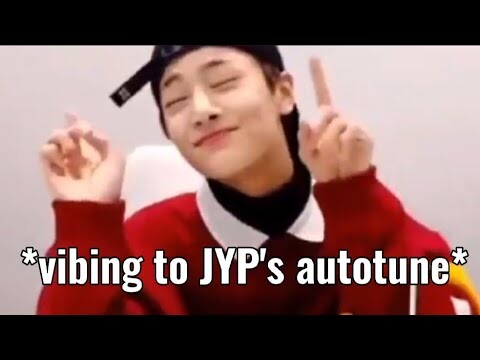 Jeongin eating organic food while vibing to JYP autotune