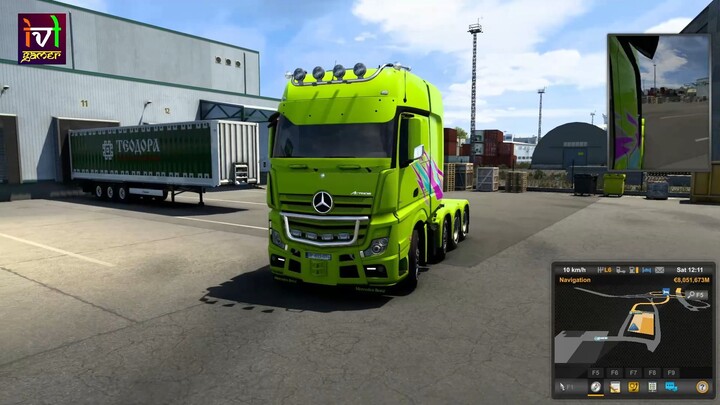 Euro Truck Simulator 2 - ETS 2 1.46 - MercedesTruck - #mercedes #mercedestruck