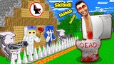 TÔ GÀ THỬ THÁCH 24H XÂY NHÀ AN TOÀN CHỐNG ÁC QUỶ BỒN CẦU SKIBIDI TOILET SIÊU ĐÁNG SỢ TRONG MINECRAFT