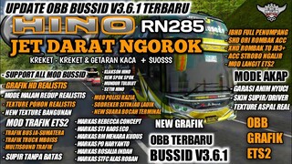 UPDATE OBB BUSSID V3.6.1 SOUND HINO RN285 JET DARAT | GRAFIK REALISTIS | BUS SIMULATOR INDONESIA