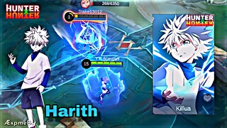 REVIEW SKIN HARITH "KILLUA", GILA EFEKNYA SE-KEREN INI BRO🥶☝️ - MLBB HUNTER × HUNTER