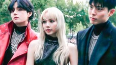 Lisa×Park Bo Gum×V attended the CELINE Men's Fashion Show together