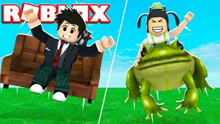 LOKIS JOGA TUDO PARA CIMA | Roblox - Throw people and build rocket launcher