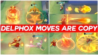 Delphox Moves Are a Copy of other  Pokemon's Moves...😳😱 | Pokemon unite