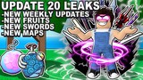 EVERY UPDATE 20 LEAK! *THE BIGGEST UPDATE EVER* Roblox Blox Fruits