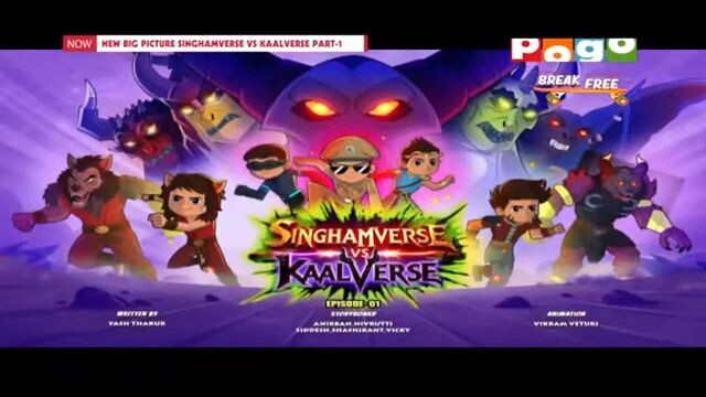 #little singham #singhamverse vs kaalverse #new big picture #part 1