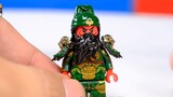 What does the Lego minifigure Guan Yu look like? Unboxing the 500 yuan Lego third-party minifigure G