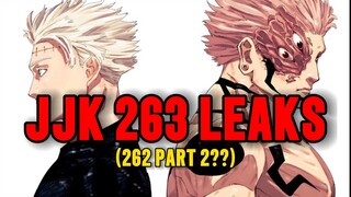 JJK CHAPTER 263 LEAKS ARE HERE!! (262 PART 2?)