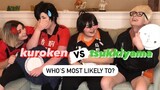 [haikyuu cosplay] who's most likely to || kuroken vs tsukkiyams