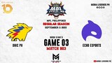 GAME 03 : ONIC vs ECHO | MPLPH S10 Week 5 Day 3 | Onic Philippines vs Echo Esports